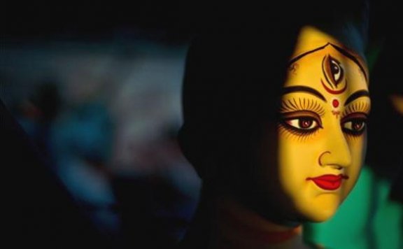 为保护积极的能量女神杜尔迦DeviDurga冥想108遍咒语